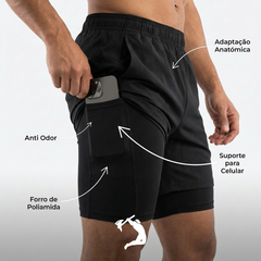 Short Compressão - Branco - Symbol