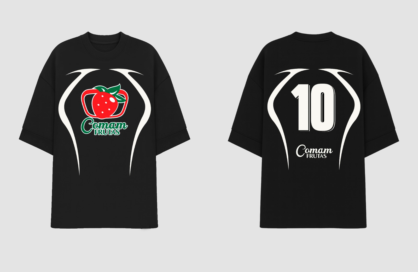 Cf Oversized - Morango (Preta)