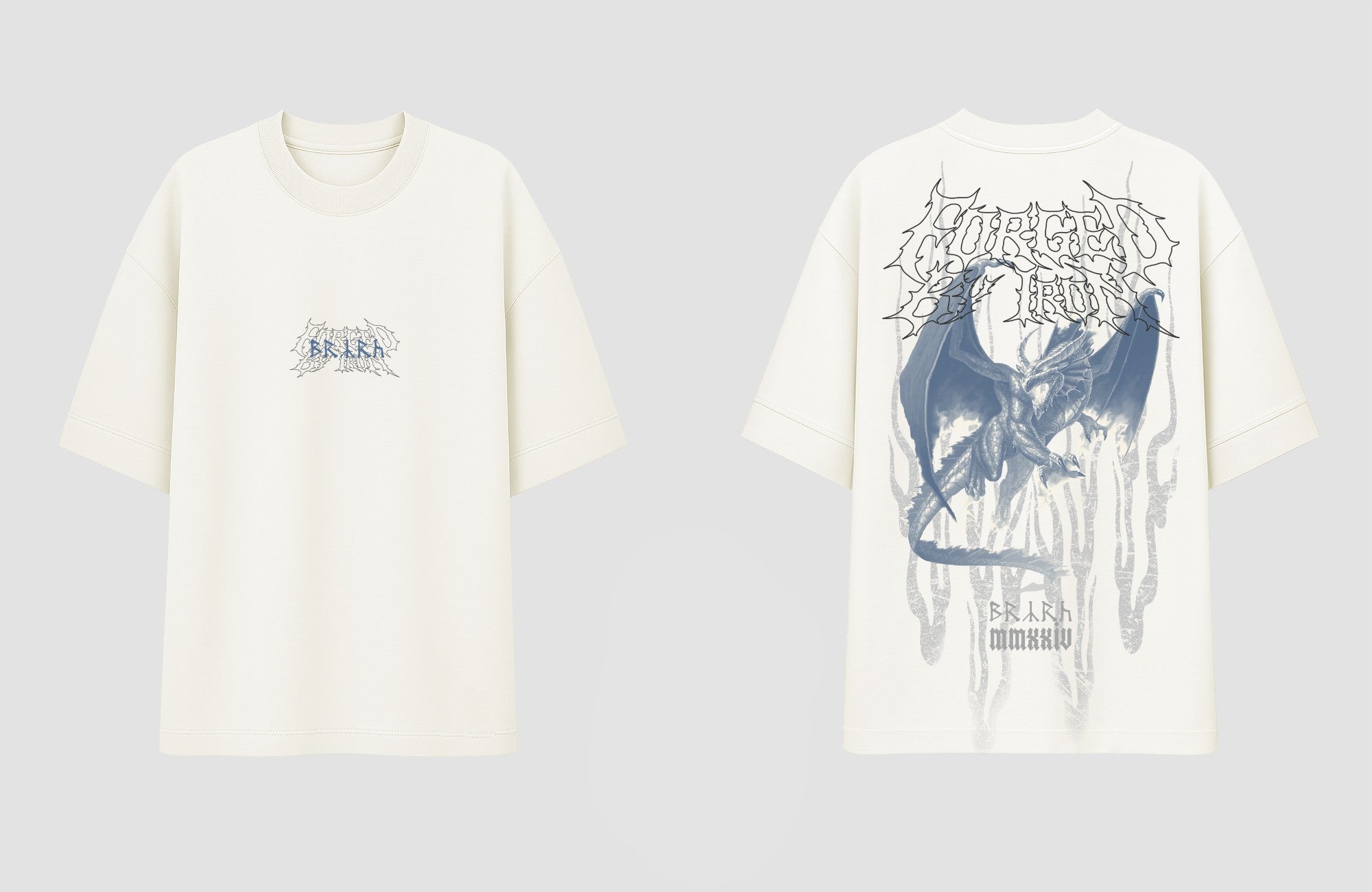 Oversized - Dragão azul