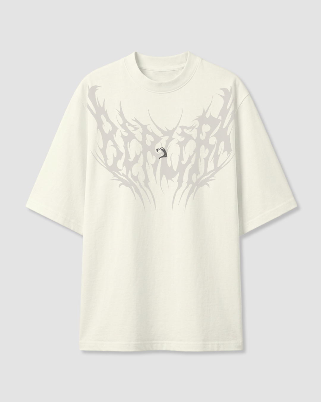 Oversized - Lettering - Off white