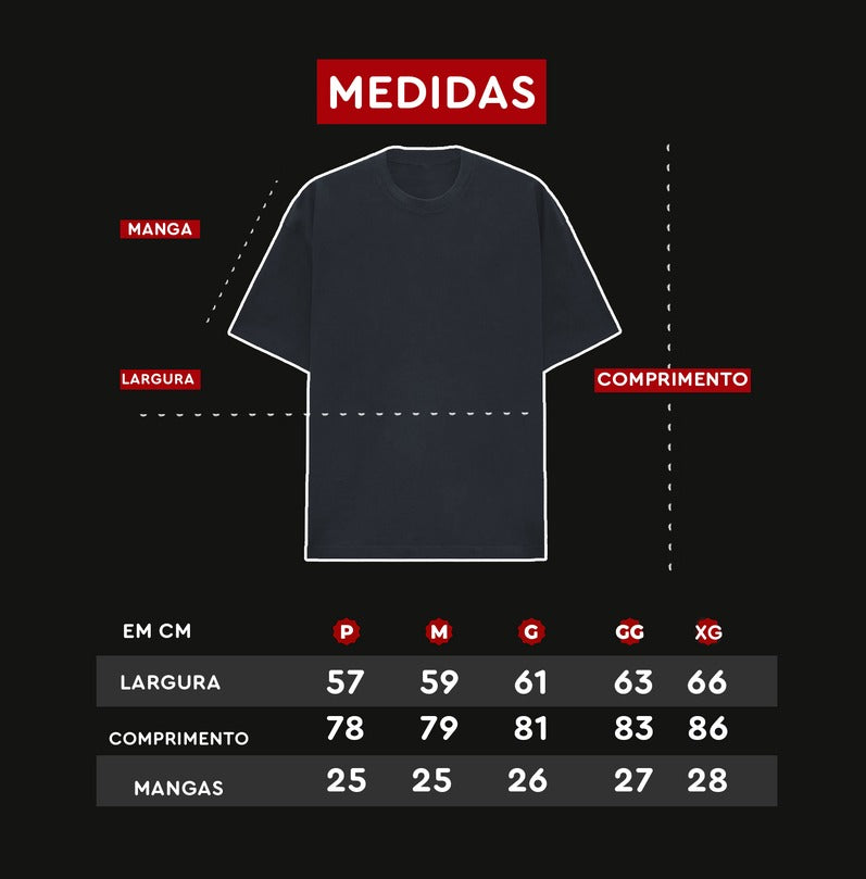 TABELA DE MEDIDAS BERZERK