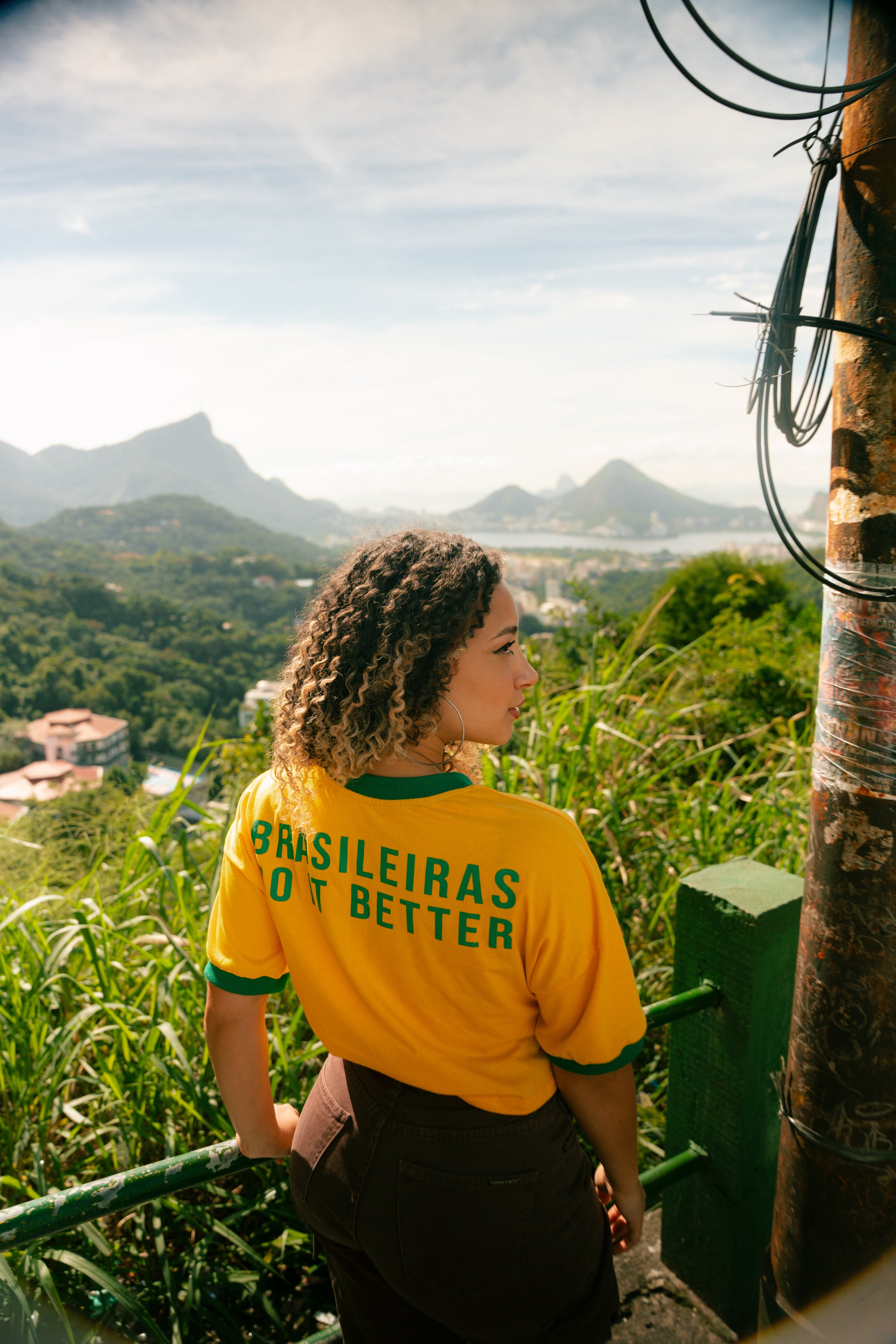 CF Cropped - Brasileiras (Amarelo)