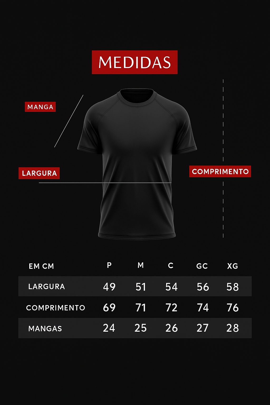 Camiseta Dry Fit Movement - Circle - Preta
