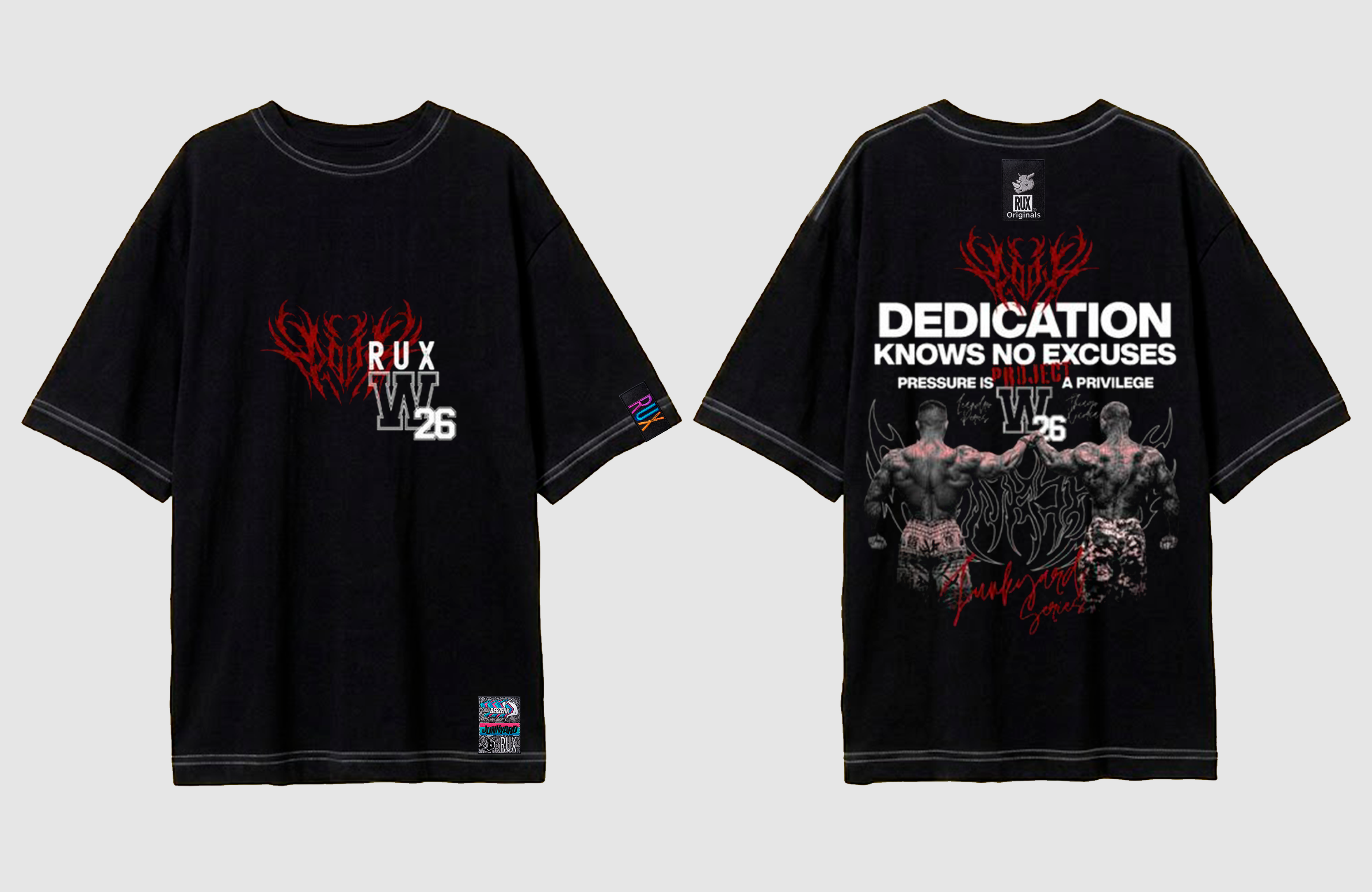 Oversized Rux -  Dedication (Preto)
