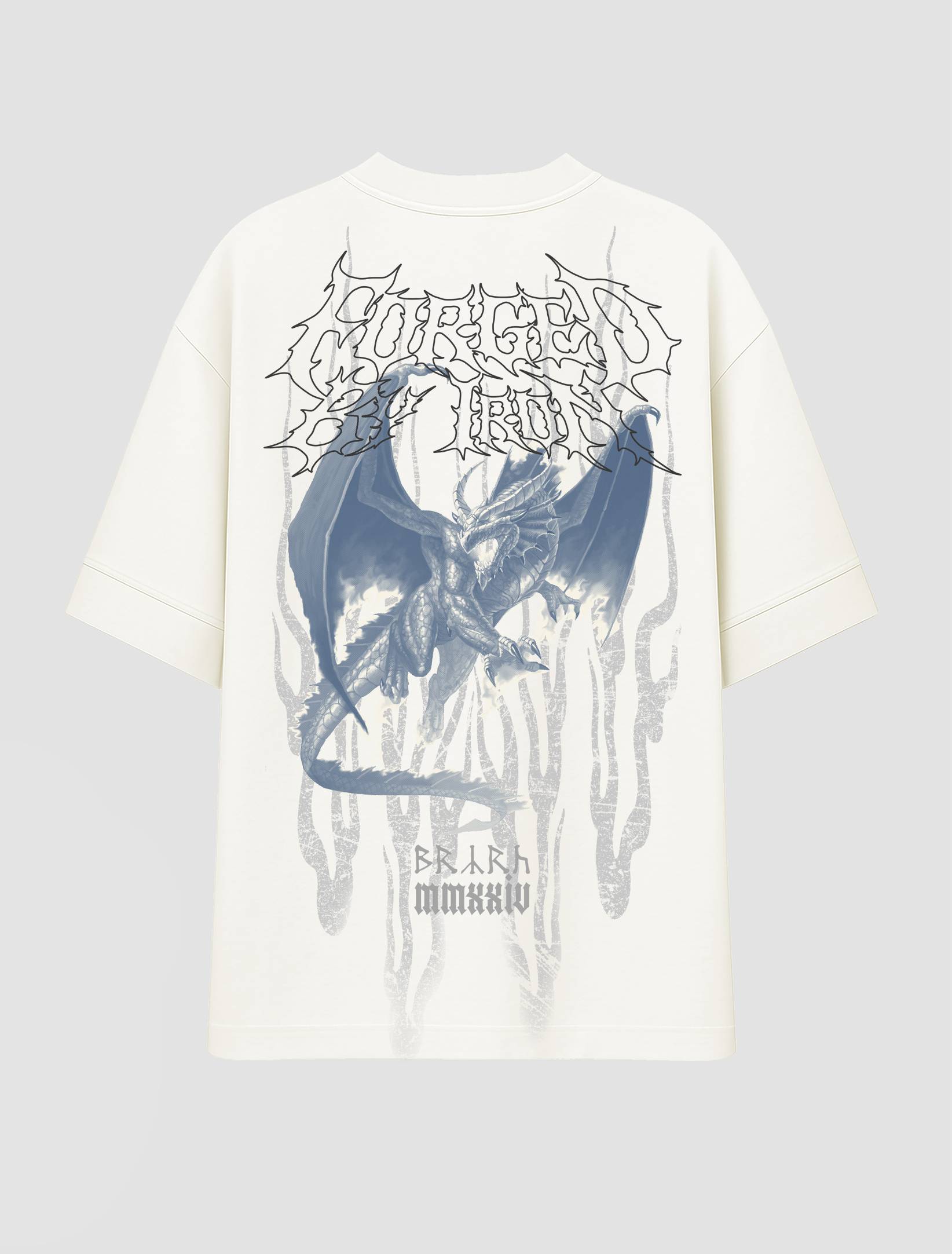 Oversized - Dragão azul