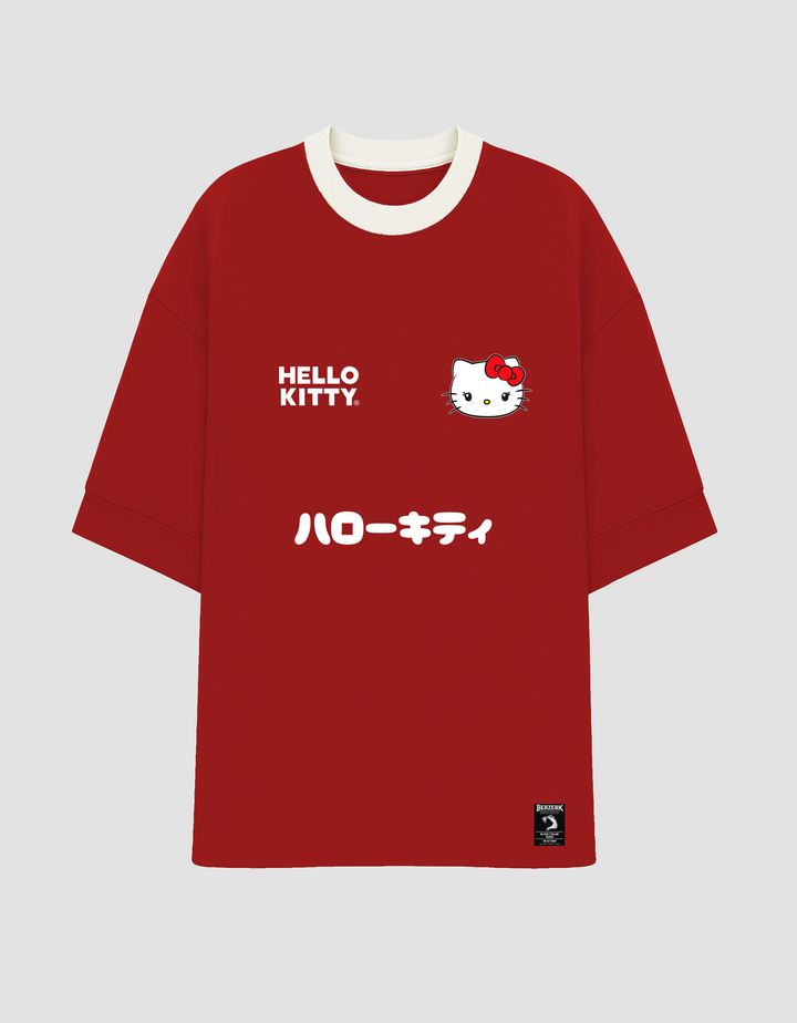 Oversized - Hello Kitty - Kanji (Vermelho)