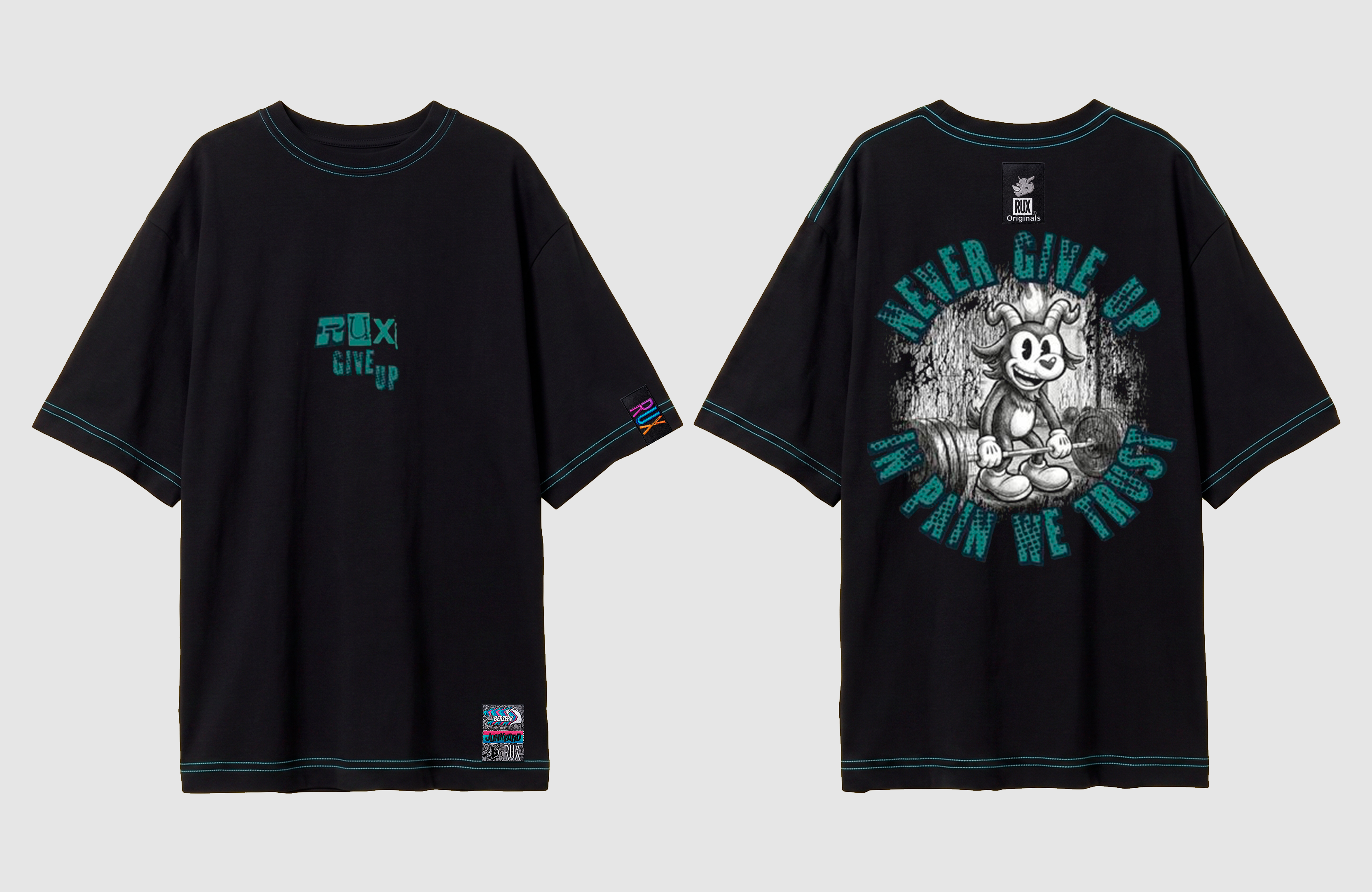 Oversized Rux - NGU (Preto)
