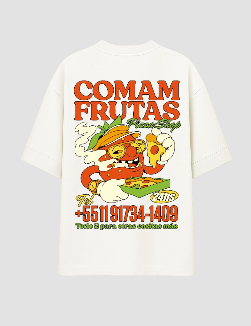 Oversized - Comam Frutas - Pizza