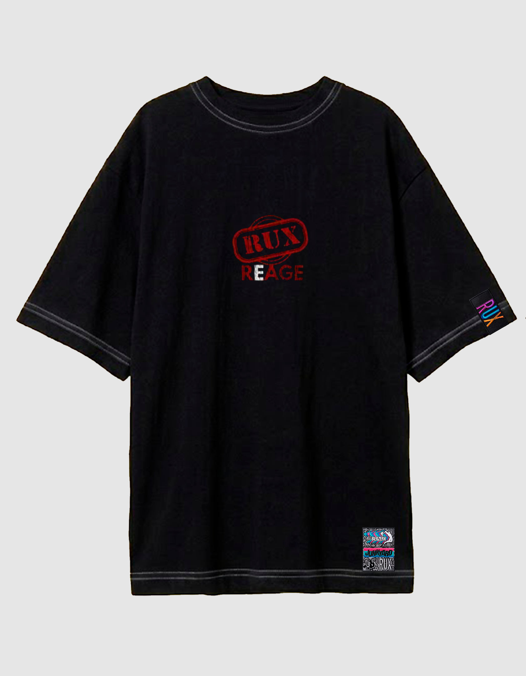 Oversized Rux - Reage (Preto)