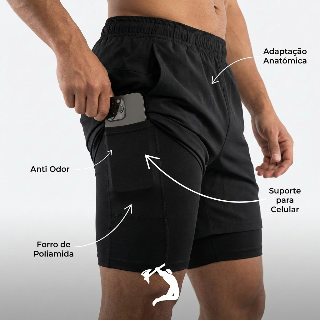 Short Compressão - Azul Marinho - symbol