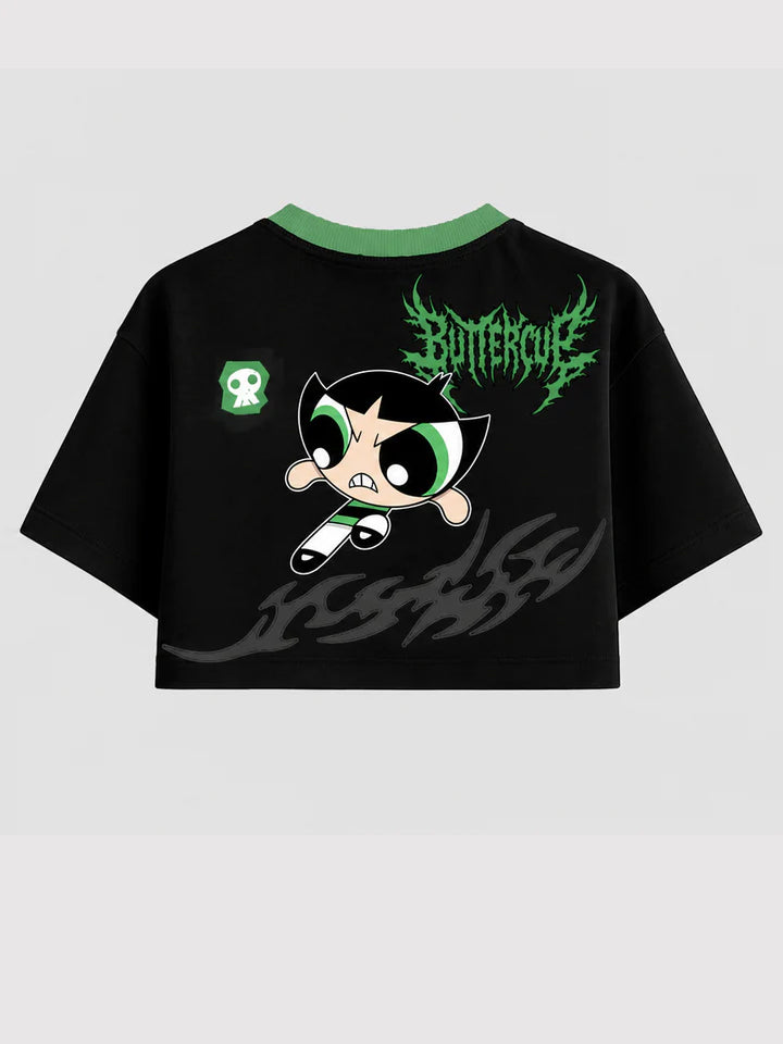 Cropped Oversized PPG - Buttercup