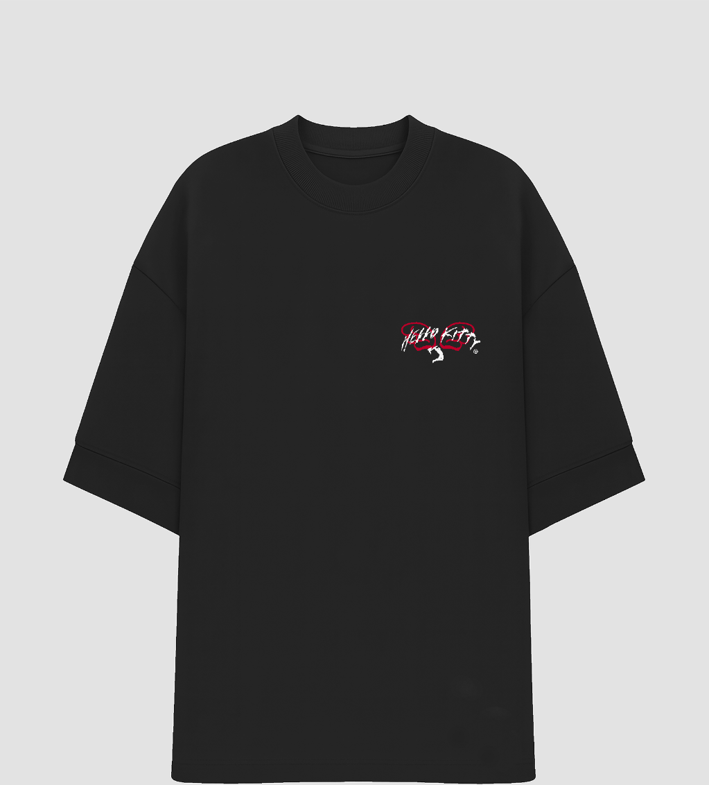 Oversized - Hello Kitty - Black