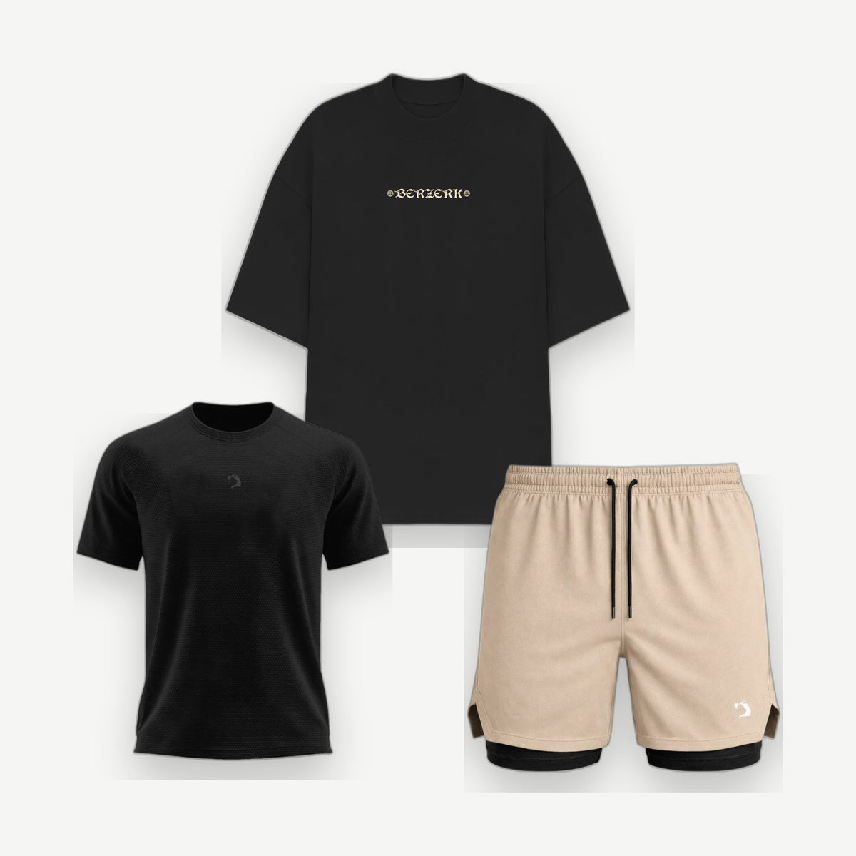 Kit 1 Short + 1 Poliamida + 1 Oversized