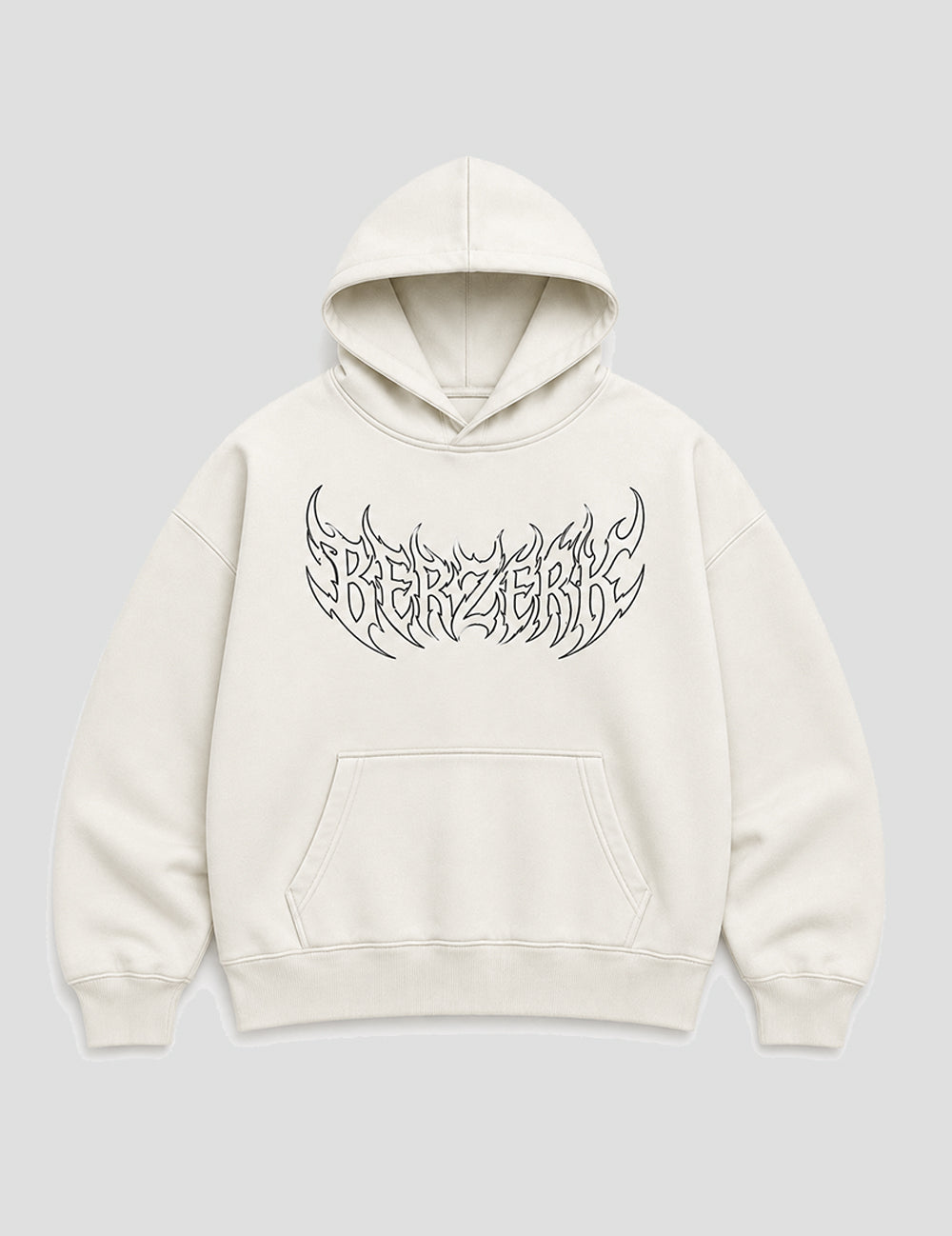 Blusa Oversized - Moletom Off White