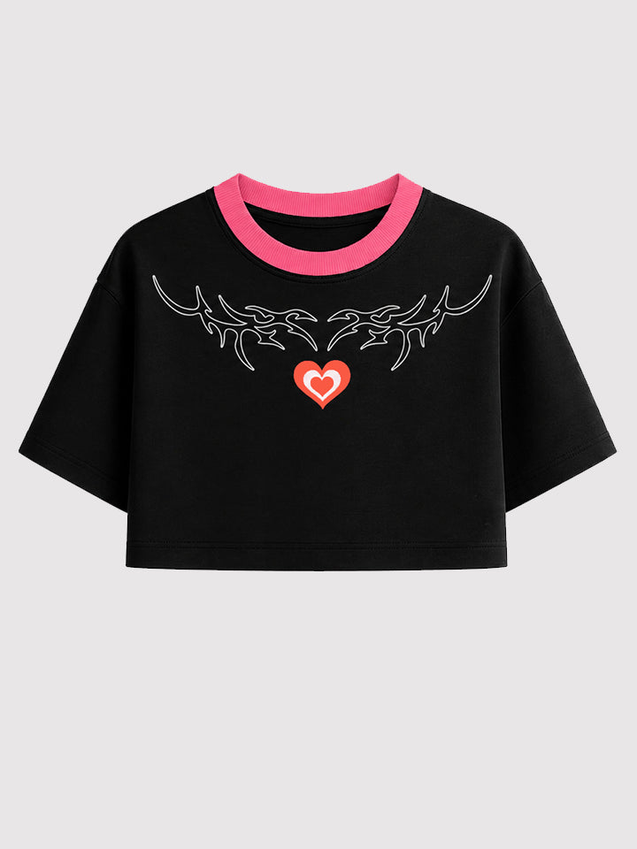 Cropped Oversized PPG - Blossoms